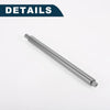 Motorcycle Cross Bar Handlebars Black Silver Tone with Wrench 1 Set