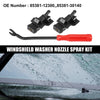 Toyota 4Runner 3pcs Front Windshield Washer Nozzle (2010–2017)