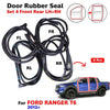 Door Rubber Seal Weatherstrip Set 4 Fits Ford Ranger T6 4D UTE Pickup 2012+