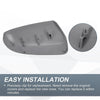 Nissan Sentra Rearview Mirror Cover Cap  Black Carbon Fiber (2007-2012)