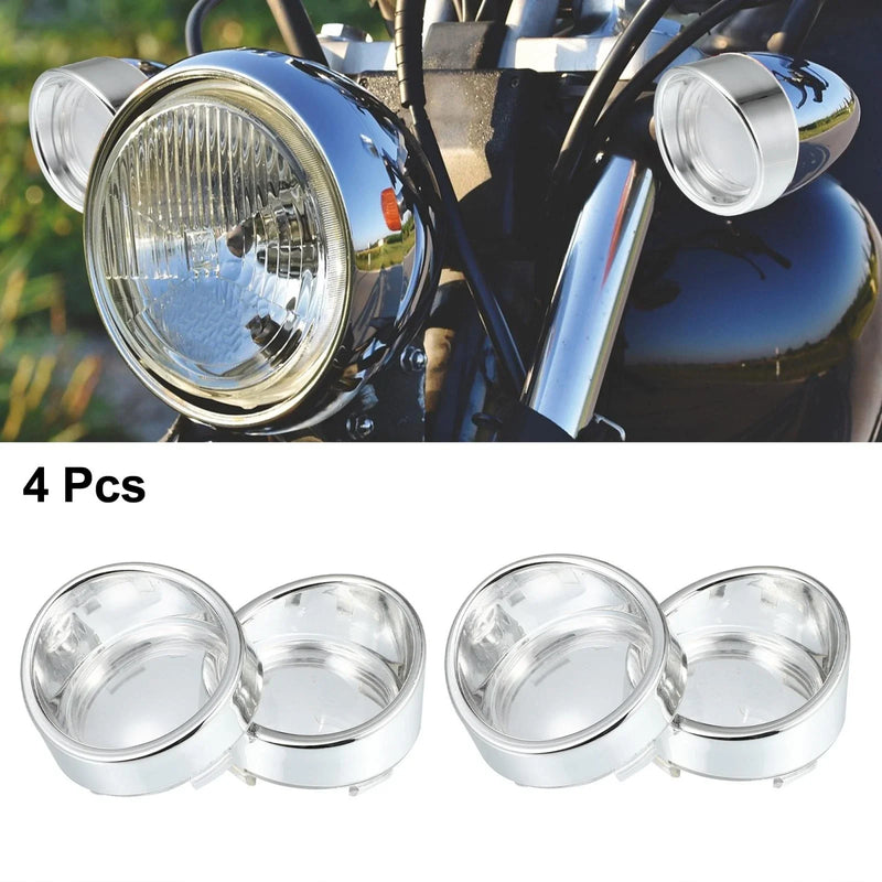 Harley Dyna 4 x Turn Signal Light Covers