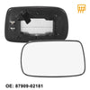 Toyota Corolla Left Side Heated Mirror Glass with Backing Plate