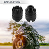 All Models 14mm Aluminum Alloy Plastic Motorcycle Slider Frame 2 x Black