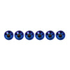 Fastening Blue 6 x M5x15mm Titanium Torx Head Self Tapping Screws