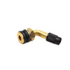 Moped Scooter Motorcycle 3 x Brass Angled Tubeless Tyre Tire Valve Stem