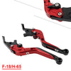 Honda CBR650R CB650F (2014-2023) Red CNC Extendable Brake Clutch Levers