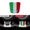 Fiat 500 Abarth Dry Carbon Fiber Steering Wheel Lower Panel Cover Trim