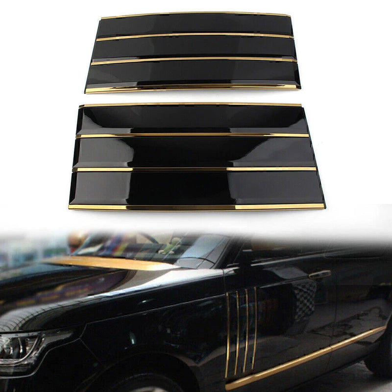 Land Rover Range Rover L405 Black Gilded Trimmed Side Vents (2013-2022)