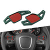 Audi A3 A4 A5 S3 S4 S5 S6 Green Steering Wheel Paddle Shifter Extensions