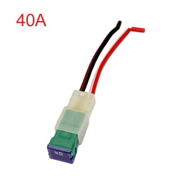 Car Auto DC 32V 40A Mini PAL Inline Fuse Holder Green