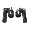 Motorbike Black CNC Folding Rearsets Footrest Pegs