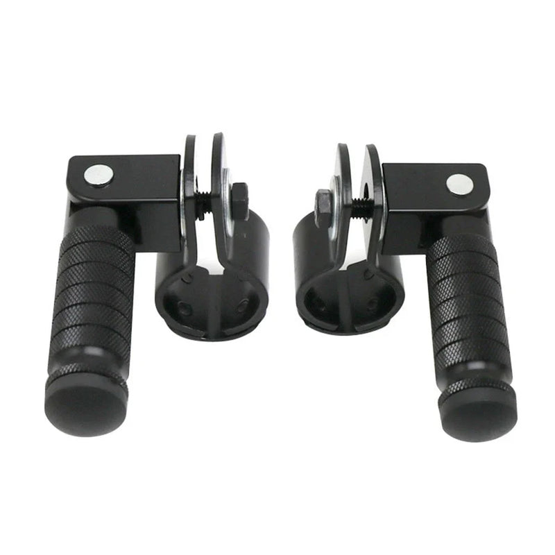 Motorbike Black CNC Folding Rearsets Footrest Pegs