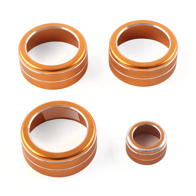 Honda Civic 4x AC Climate Control Knob Ring Covers (2022 - Present)
