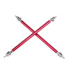 Red Adjustable 7.9"-11" Front Bumper Lip Splitter Rod