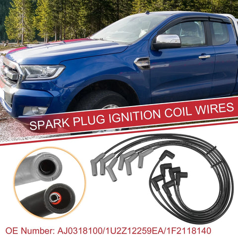 Ford Ranger 6 x Spark Plug Wire Ignition Coil Cables (2001-2003)