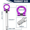 Chevy Camaro 6th Gen Purple Front Bumper Tow Hook Ring