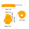 Motorcycle Tire Changer 1.02x0.75x1.1 Demount Head Plastic Insert