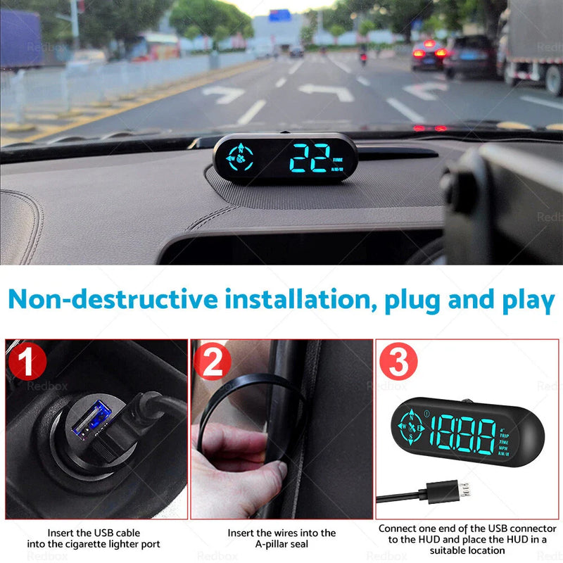 Universal Vehicles LED Digital GPS Speedometer