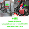 Car - 76mm Power Flow Hose System Red Cold Air Intake Filter Induction Kit