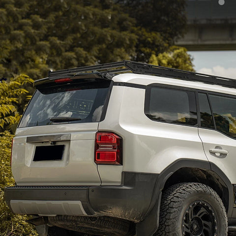 Toyota Prado Gloss Black Rear Trunk Roof Spoiler Wing Body Kit (2024-2025)