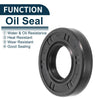MakeModel Oil Seal 20x40x8mm NBR Black 5Pcs