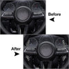 Mazda 3 Sedan Hatchback Black Steering Wheel Shift Paddle (2014-2023)