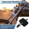 Honda XR CRF XR50 CRF50 50cc 70cc Number Plate Motorcycle Black