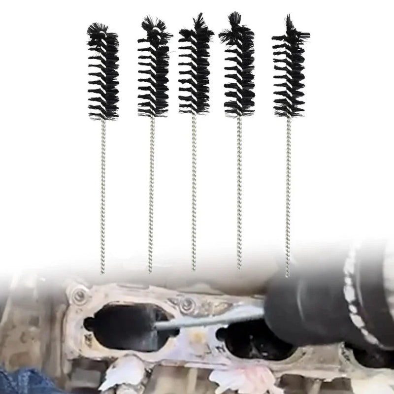 Air Door Carbon Deposit Automobile Engine Cleaning Tool 5 x Cleaning Brush