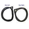 Door Rubber Weatherstrip Seal Rear L+R Fits Datsun Sunny B210 120Y 4D Sedan D05