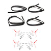 Honda Civic FN1 FN2 FA1 FA3 FG2 FK1 2006-2011 Door Glass Run Channel Seal