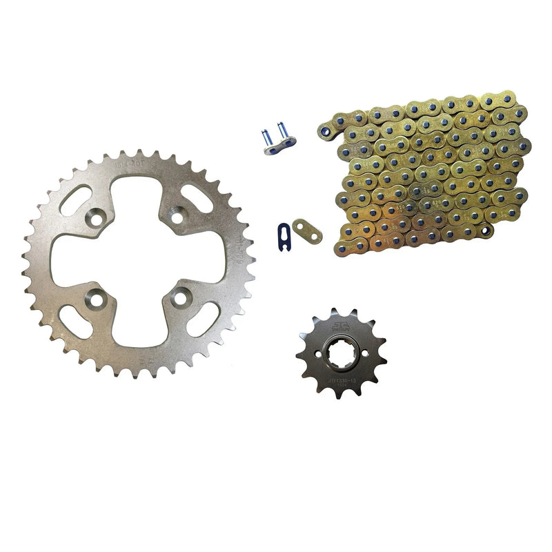 Honda ATC350X Gold 520x90 Drive Chain & 13/40 Sprockets (1986–1986)