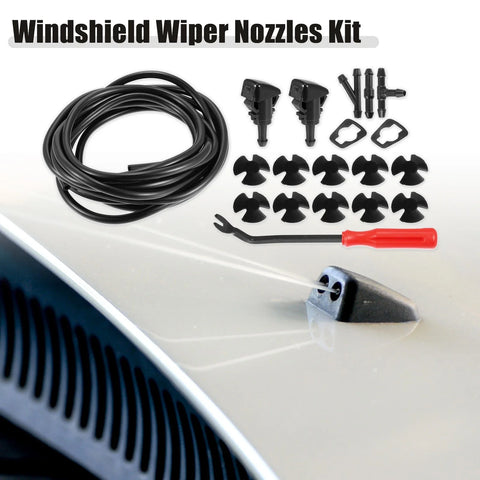Dodge RAM with 4M Hose 1 Set Front Windshield Washer Nozzle Kit
