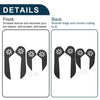 Subaru Outback Black Anti Kick Pad Sticker Protector (2015-2016)