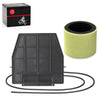 Kawasaki KLF250A 3 x Air Filter + Air Box Lid Cap + Seal (2003–2011)