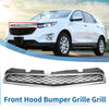 Chevrolet Equinox (2010 - 2015) Chrome Silver Front Upper Bumper Grille
