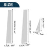 Toyota Sienna (2002-2009) Chrome Silver 6 Pcs Door Pillar Window Trim