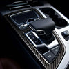For Audi Q7 2016-2019 Real Carbon Fiber Center Console Panel Cover Trim