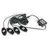 Car - Wireless Bluetooth Music Control Lamp 4x RGB LED Rock Lights