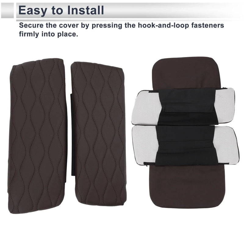 BMW X5 G05 (2019 - 2023) Dark Brown Center Console Cover with Storage Bag