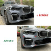 BMW X5 G05 Gloss Black Fog Light Covers (2019-2022)