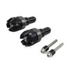 Universal Motorcycle Exhaust Frame Slider Bolt Anti Crash Protector - Grey