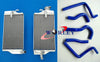 Honda CR125 CR125R Aluminum Radiator & Blue Hose (2004)