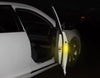 Car 6 x Reflective Yellow Door Warning Decals