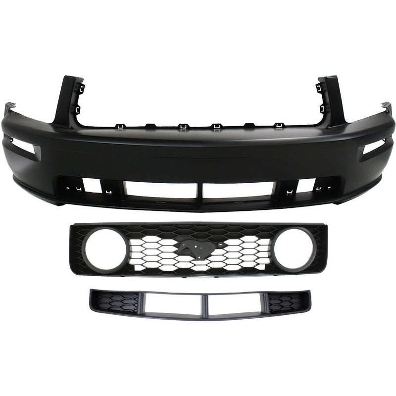 Front Bumper Cover Kit Fits Ford Mustang 2005-2009 GT