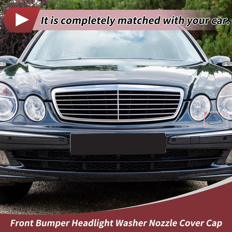 Mercedes-Benz E320 (1994-2006) White Front Left Washer Nozzle Cover