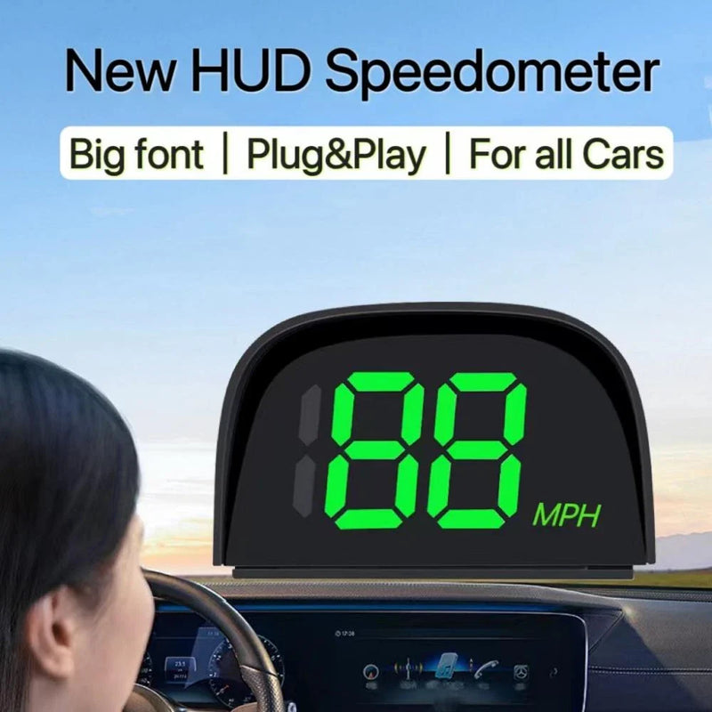 Car SUV Digital MPH Universal HUD GPS Head-Up Display Speedometer
