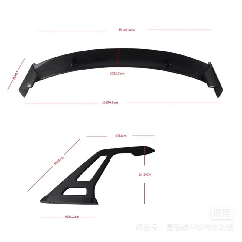 Lexus RC200t RC300 F-Sport Rear Spoiler Lip Wing Kit (2015-2018)
