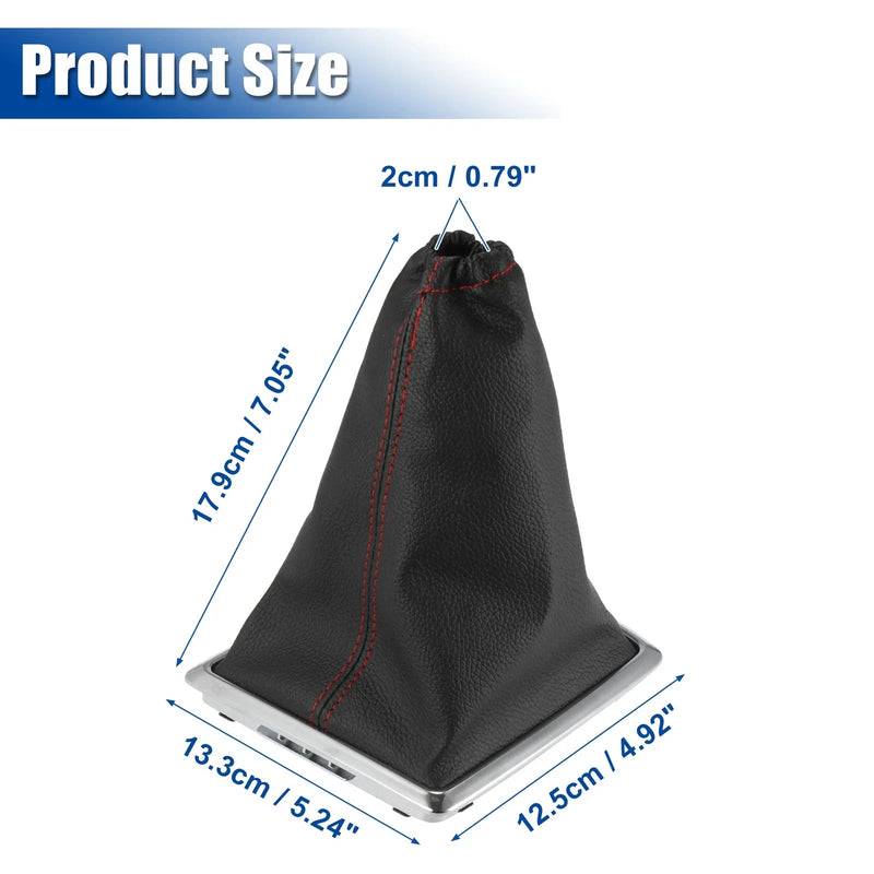 Ford Gear Shift Knob Gaiter Boot Cover Red Line