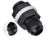 Black Aluminum AN12 Flare Fuel Cell Bulkhead Fitting w/ Washer