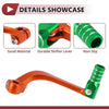 Honda CRF110F (2013-2018) Orange Green Folding Motorcycle Gear Shifter Lever